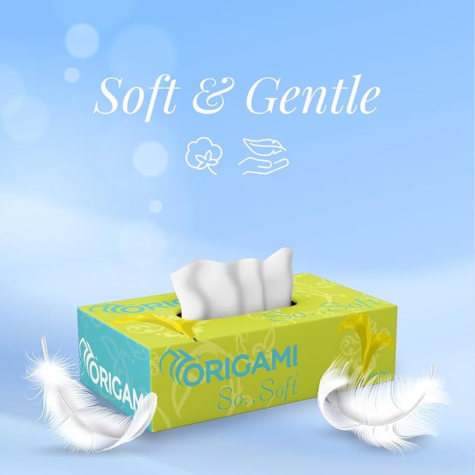 Origami So Soft 2 Ply Facial Tissue Box (Pack Of 3) - Image 3
