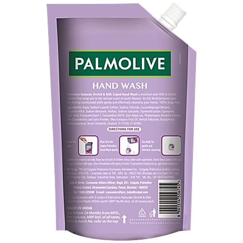 Palmolive Naturals Black Orchid & Milk Liquid Hand Wash Refill ,750Ml - Image 2