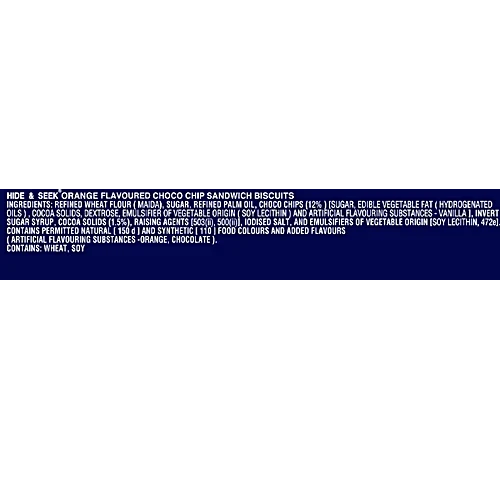 Parle Hide & Seek Choco Creame Orange Biscuits, 100Gm - Image 3