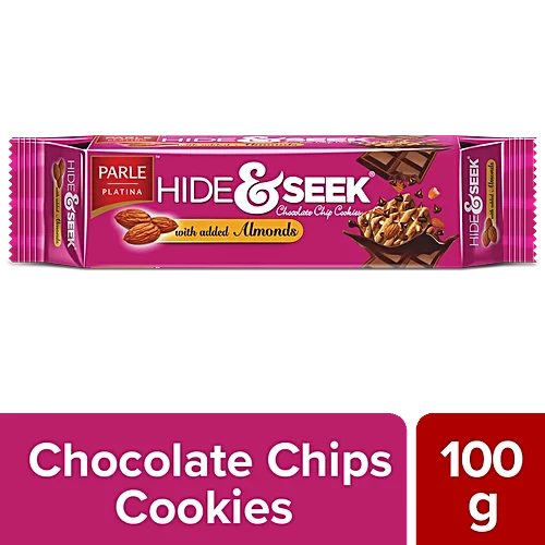 Parle Hide & Seek Chocolate & Almond Biscuits,100Gm