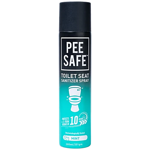 Pee Safe Toilet Seat Sanitizer Spray-Mint,300Ml