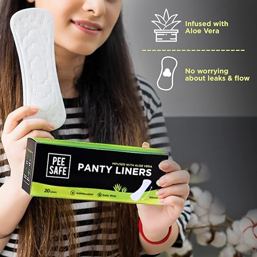 Peesafe Aloe Vera Panty Liners,20N - Image 4