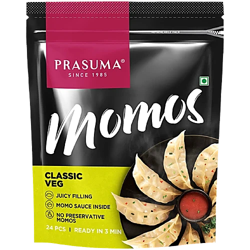 Prasuma Momos Classis Veg, 24Pcs