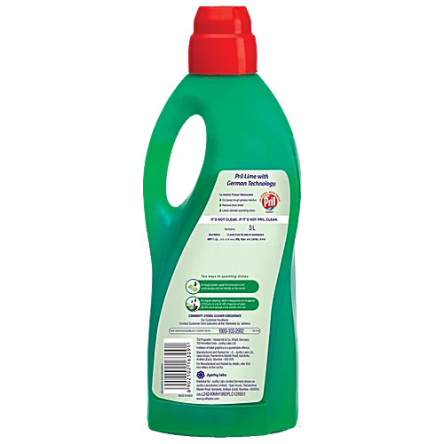 Pril Lime Diswash Liquid Gel , 3 Ltr Bottle - Image 2