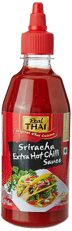 REAL THAI SRIRACHA EXTRA HOT CHILLI SAUCE 430ML