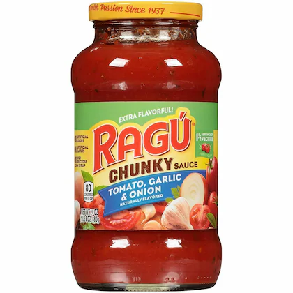 Ragu Tomato Garlic And Onion Pasta Sauce, 680Gm