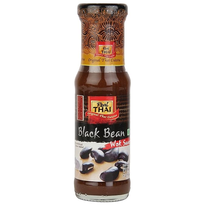 Real Thai Black Bean Wok Sauce ,150 Ml