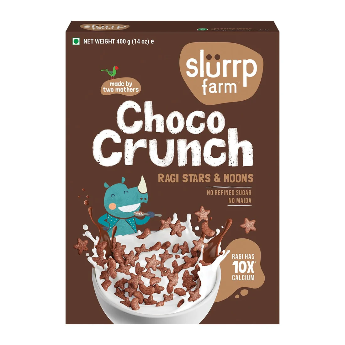 SLURRP FARM MIGHTY CHOCOLATE STARS & MOONS 400G