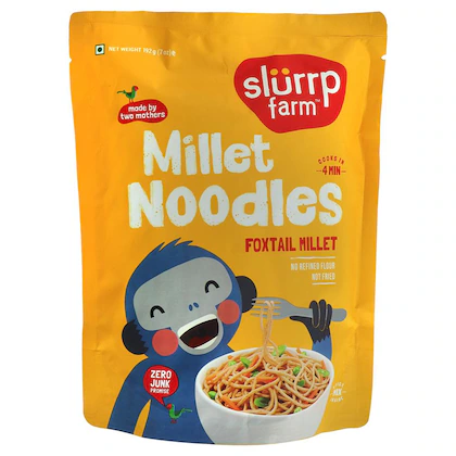 SLURRP FARM NOODLES FOXTAIL MILLET 190G