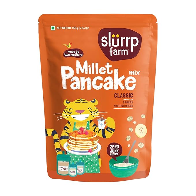 Slurrp Farm Millet Pancake Mix - Classic, 150Gm