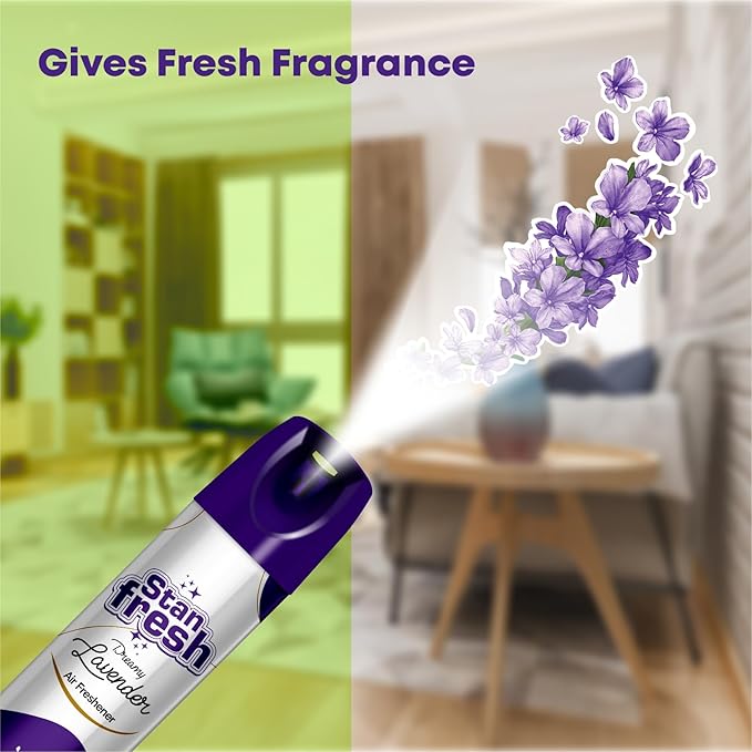 Stanfresh Air Freshner Spray- Dreamy Lavender, 275Ml - Image 3