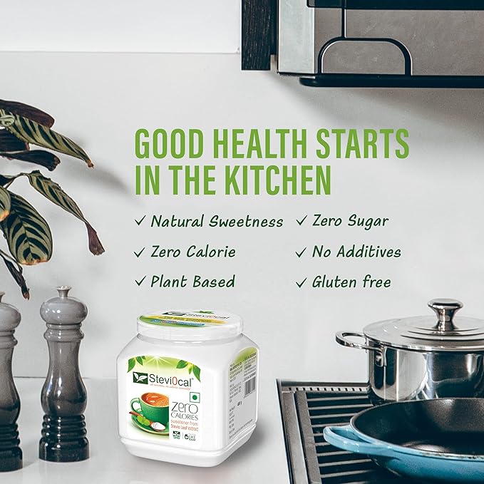 Stevi0cal Stevia Sweetener Powder,480ml Jar - Image 3