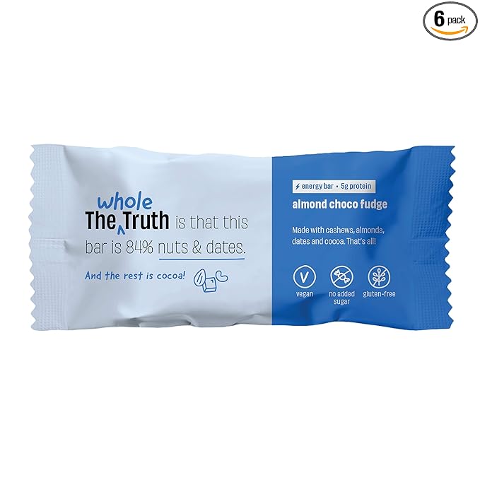 The Whole Truth – Energy Bars, Almond Choco Fudge, 40Gm