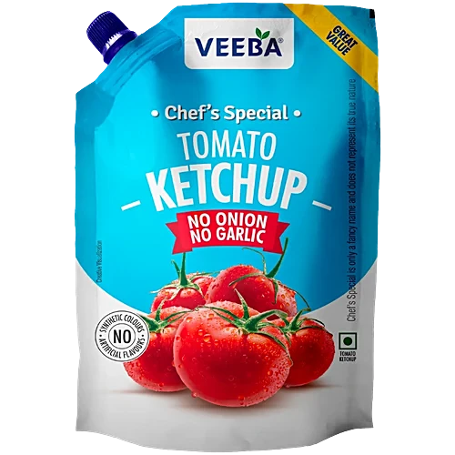 Veeba Chef’s Special Tomato Ketchup – No Onion & Garlic, 900 g