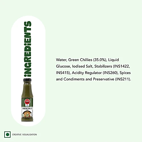 Wok Tok by Veeba Green Chilli Sauce, 200 g - Image 3