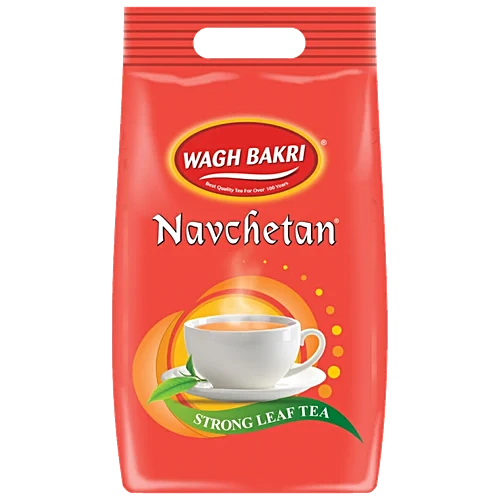 Wagh Bakri Navchetan Leaf Tea Pack, 1Kg