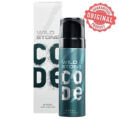 Wild Stone Code Steel Body Perfume For Men,120Ml