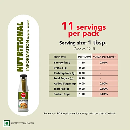 Wok Tok by Veeba Chilli Vinegar, 175 ml - Image 4