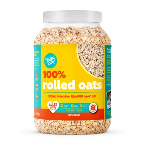 Yogabar 100% Rolled Oats, 1Kg