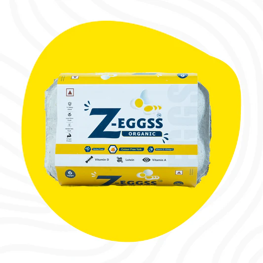 ZEGGSS ORGANIC WHITE EGGS ,6N