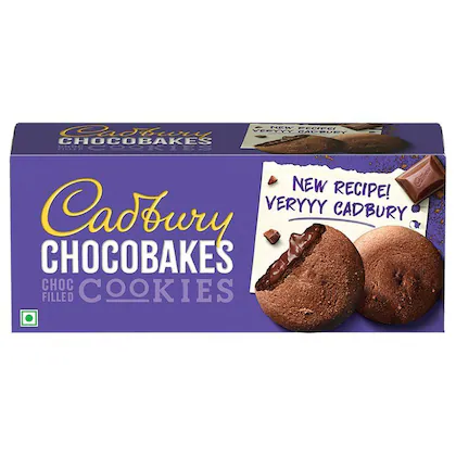 Cadbury Chocobakes Choco Filled Cookies, 75Gm