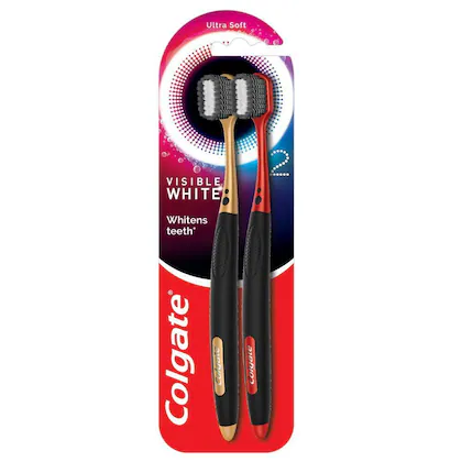 Colgate Visible White Ultra Soft Tooth Brush, 2N