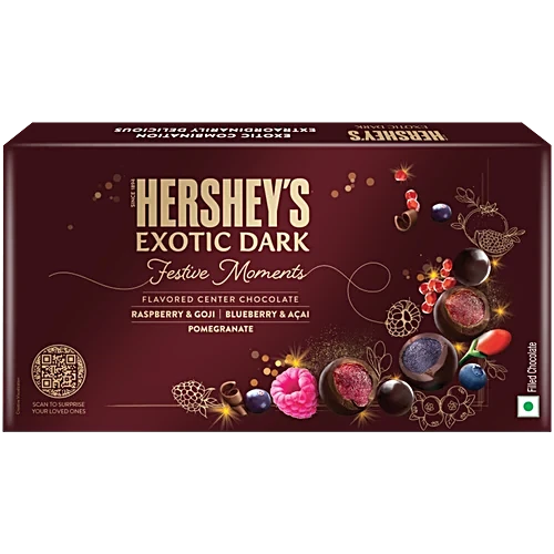 HERSHEY`S EXOTIC DARK GIFT PACK 129GM