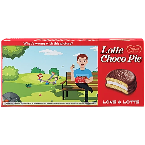 LOTTE CHOCO PIE 168GM - Image 2