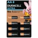 Duracell Ultra Alkaline AA Batteries, pack of 8
