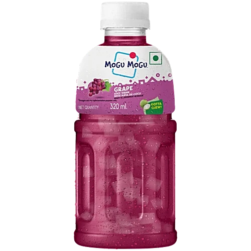 Mogu Mogu Grape Juice 25% with NATA De Coco 300 ml