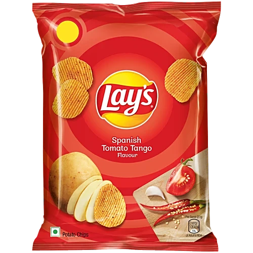 Lay’s Spanish Tomato Tango Flavour Potato Chips, 48 g Pouch
