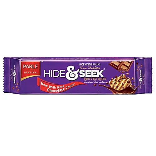 Parle Platina Hide & Seek Chocolate Chip Cookies, 120 g