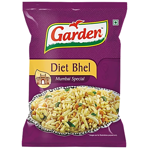 Garden Diet Bhel Mumbai Special – Crispy & Crunchy, 140 g Pouch