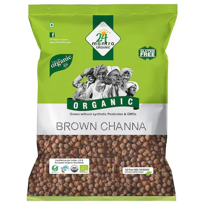 24 Mantra Organic Brown Chana Wl.500G