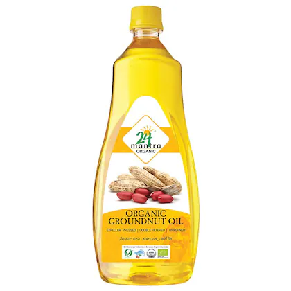 24 Mantra Organic Groundnut Oil 1Lt