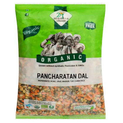24 Mantra Organic Pancharatna Dal (mixed) 500Gm