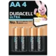Duracell Ultra Alkaline AA Batteries, Pack of 4