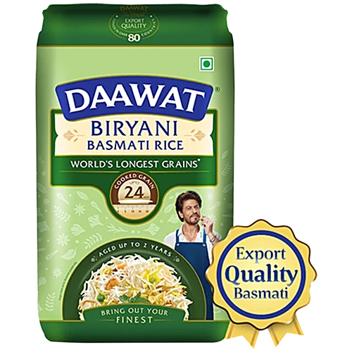 Daawat Basmati Rice/Basmati Chawal – Biryani, 1 kg Pouch