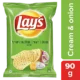 Lay's Potato Chips - American Style Cream & Onion Flavour, 90 g Pouch