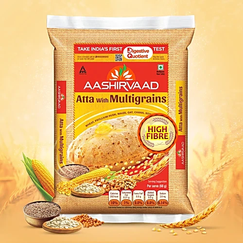 Aashirvaad Atta with Multigrains, 5kg pack