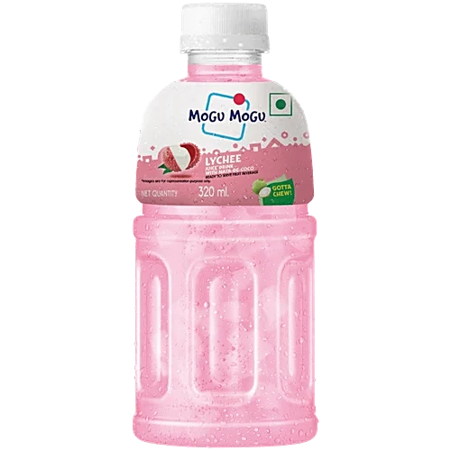 Mogu Mogu Juice – Lychee, 300 ml 25% with Nata De Coco 300 ml