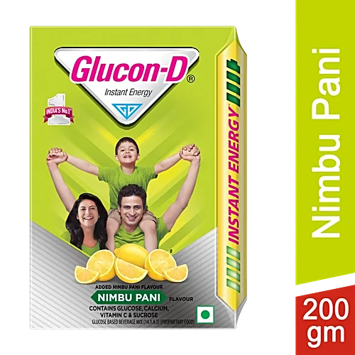 Glucon-D lemon Glucose Powder 200g