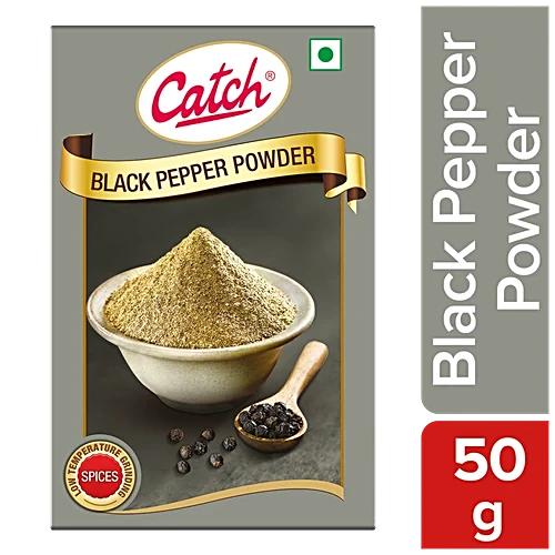 Catch Black Pepper - Powder, 50 g Carton