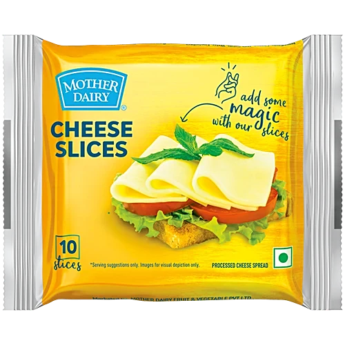 MOTHER DAIRY CHEESE SLICES 200G