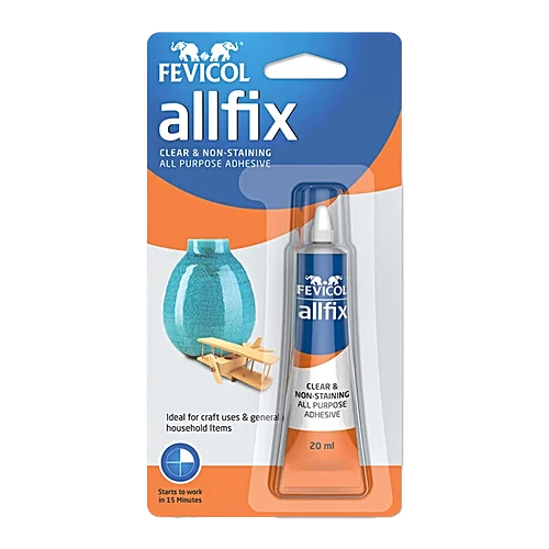 Pidilite Multi-Purpose Allfix Clear & Non-Staining Adhesive (20ml)