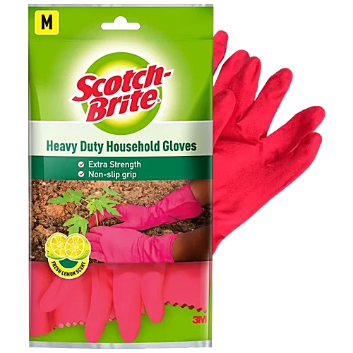 Scotch-Brite Heavy Duty Gloves, Medium,1 ea/Pack