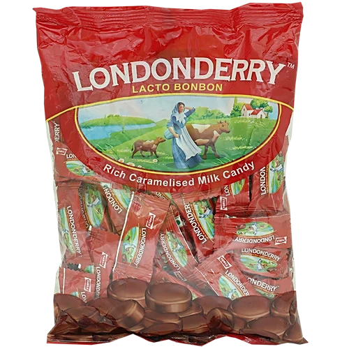 Londonderry Rich Caramelised Milk Candy – Hard Boiled, Creamy, 277 g Pouch