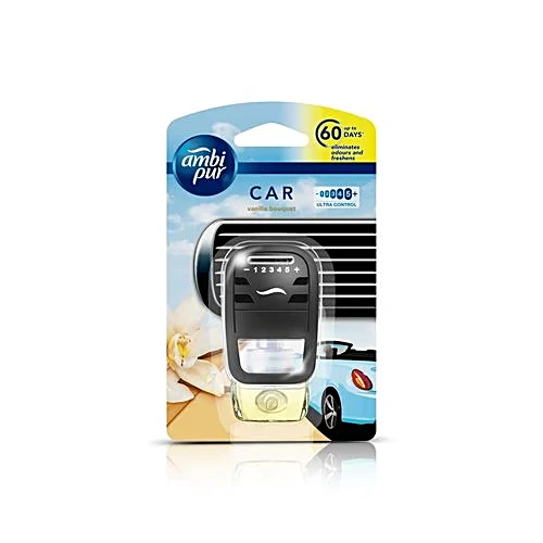 Ambi Pur Car Air Freshener vainilla machine 7.5 ml