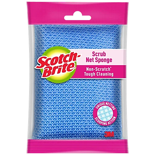 Scotch-Brite Scrub Net Sponge, 11 cm x 7 cm, 1 ea/Pack