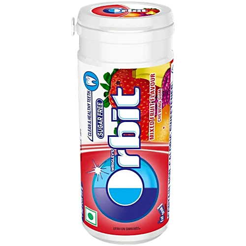 Orbit Mixed Fruit Flavour Sugar Free Chewing Gum – 22g